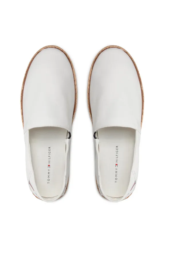 Tommy Hilfiger Espadrilles Back Logo White