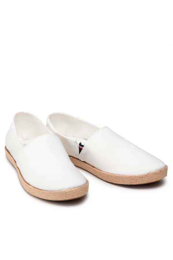 Tommy Hilfiger Espadrilles Back Logo White