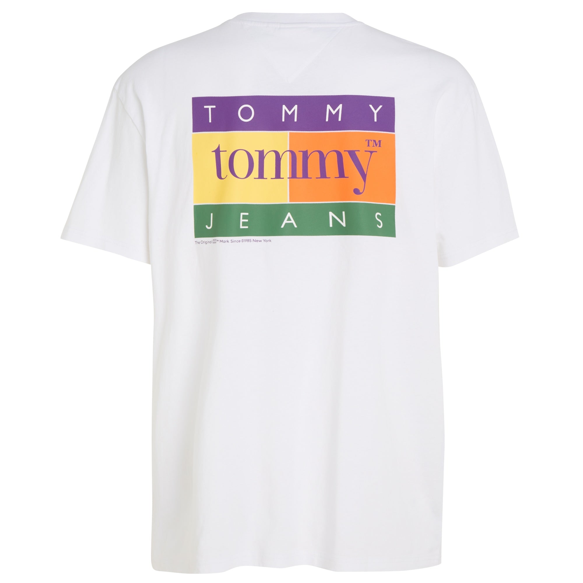 Tommy Jeans Regular Summer Flag T-Shirt - White