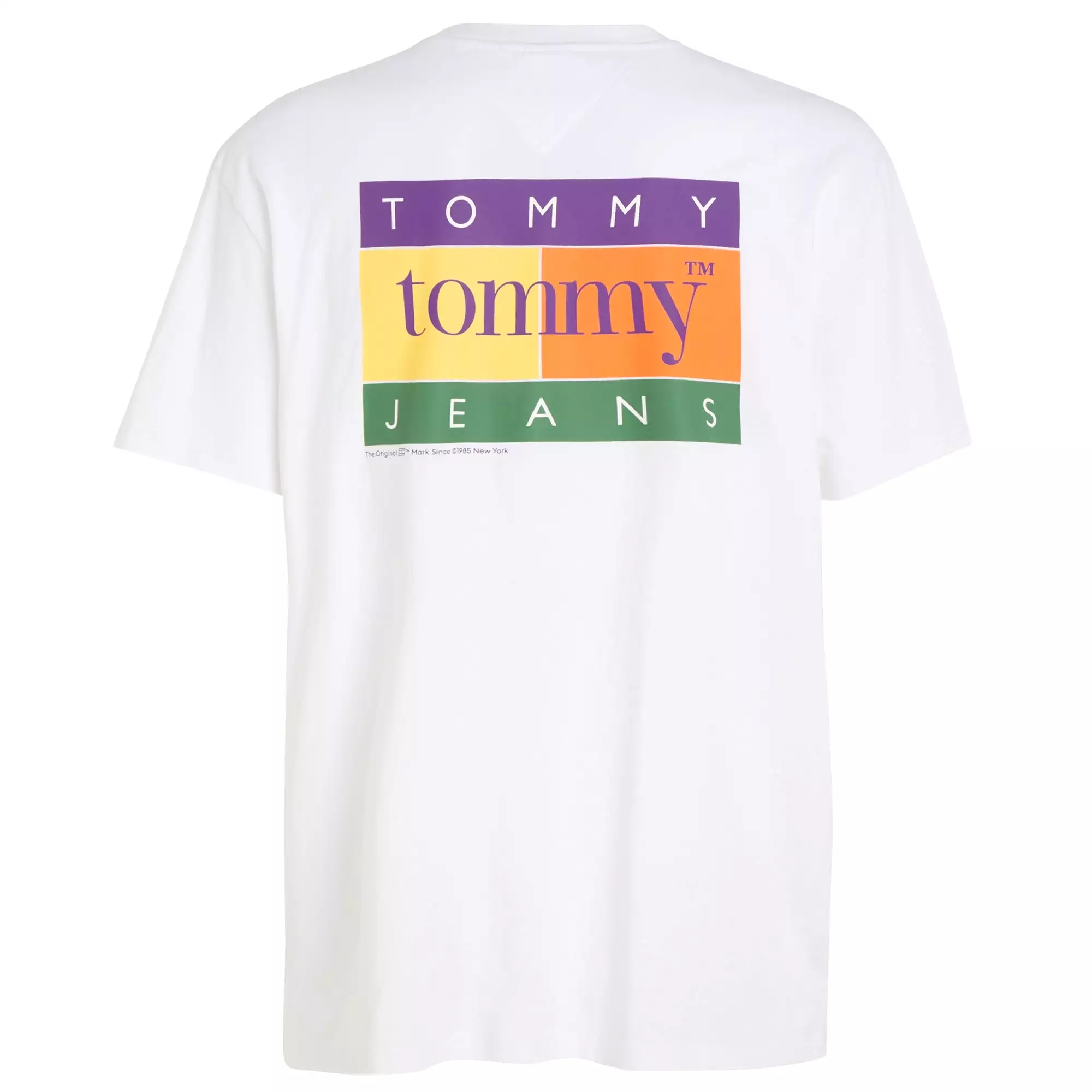 Tommy Jeans Regular Summer Flag T-Shirt - White