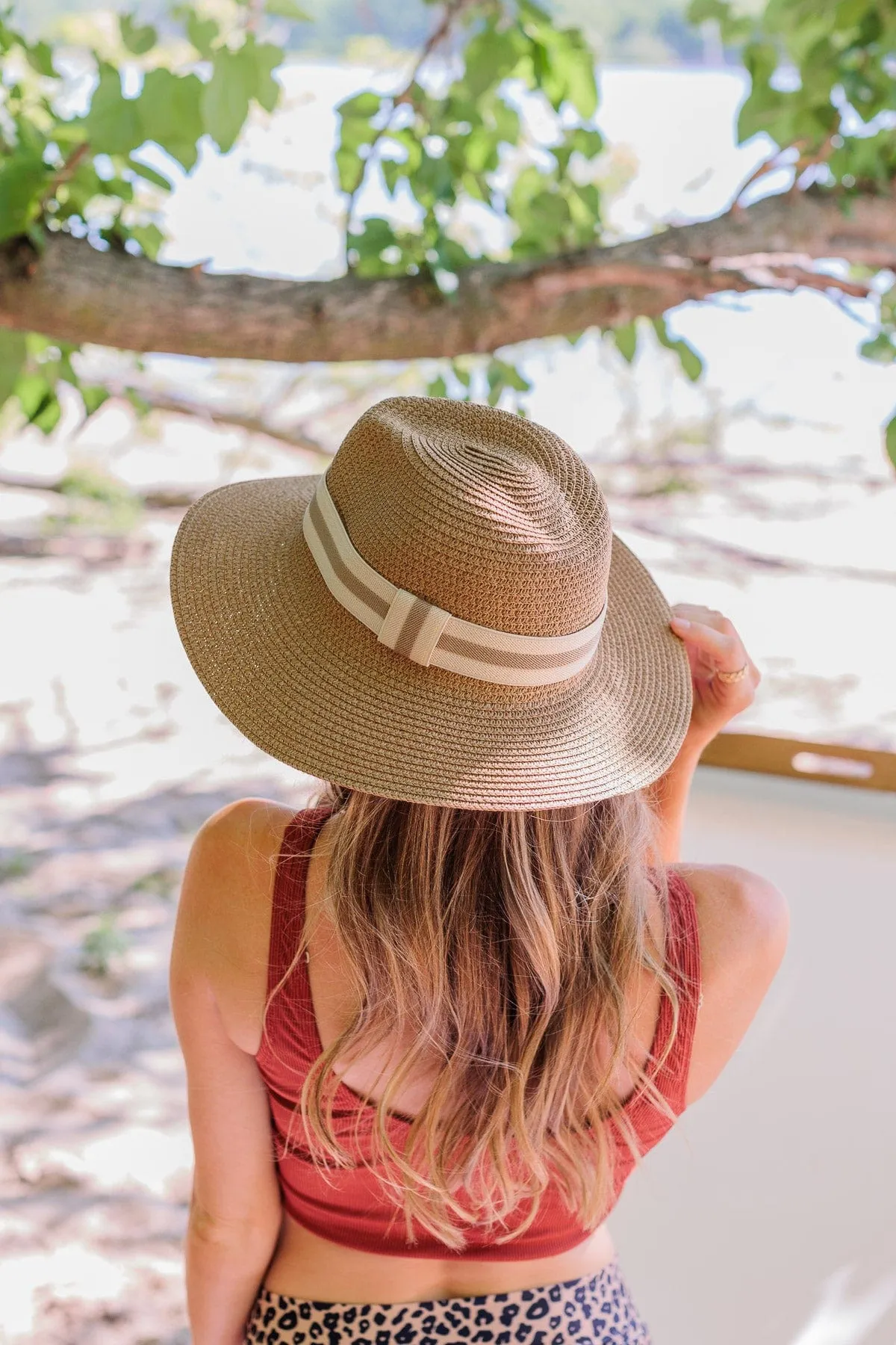 Tranquil Love Sun Hat- Tan