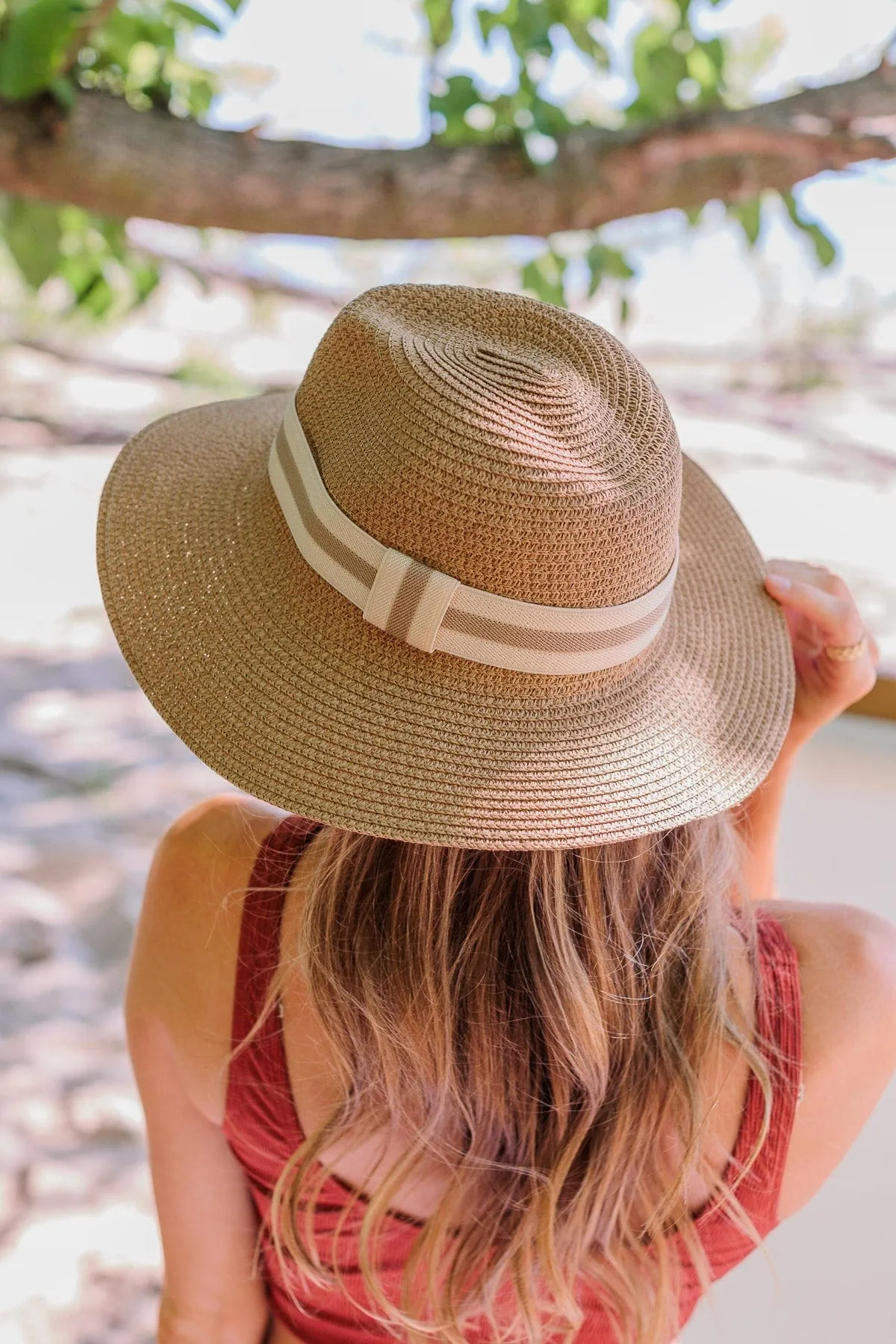 Tranquil Love Sun Hat- Tan