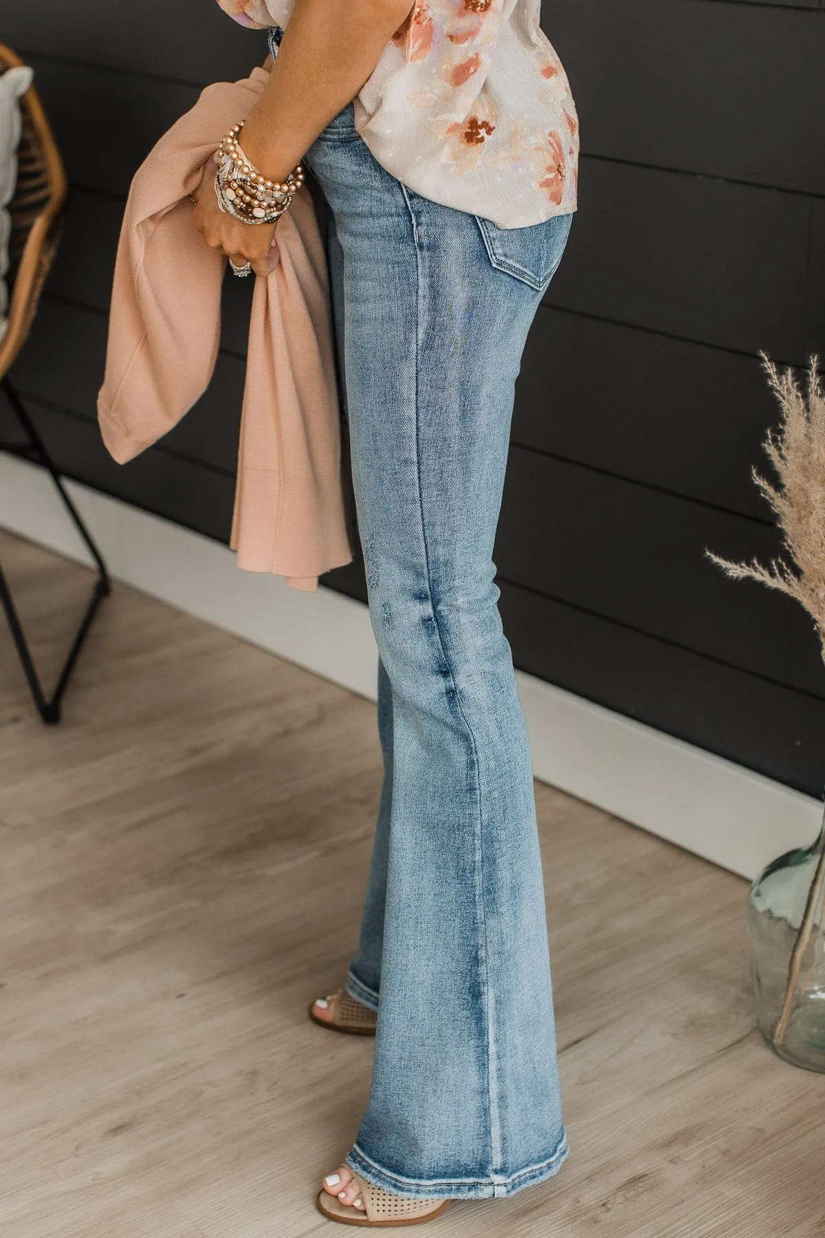 Vervet High-Rise Flare Jeans- Mabel Wash