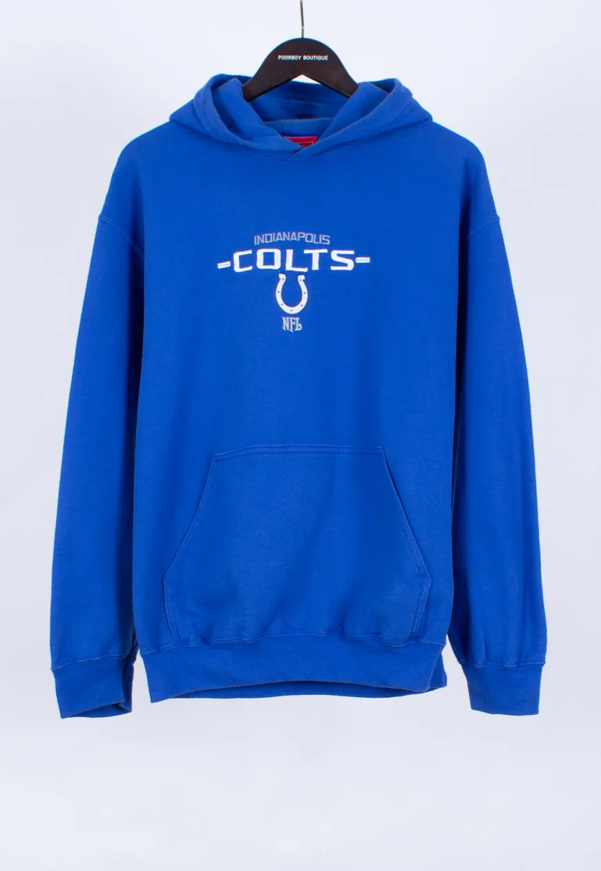 Vintage 90s NFL Hoodie Indianapolis Colts | Vintage Clothing Hull