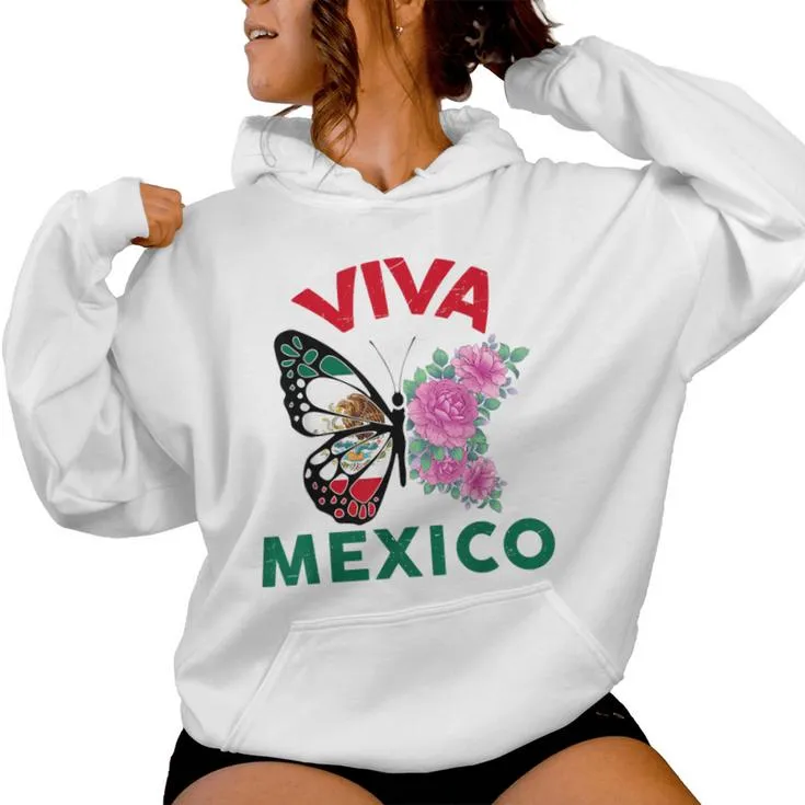 Viva La Mexico- Kid Girl Mexican Independence Day Women Hoodie