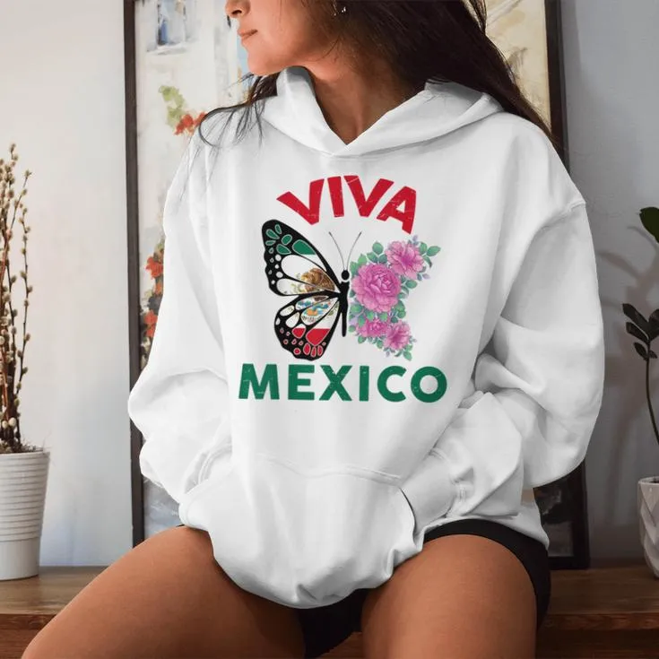 Viva La Mexico- Kid Girl Mexican Independence Day Women Hoodie