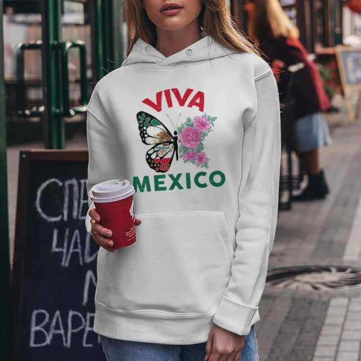 Viva La Mexico- Kid Girl Mexican Independence Day Women Hoodie