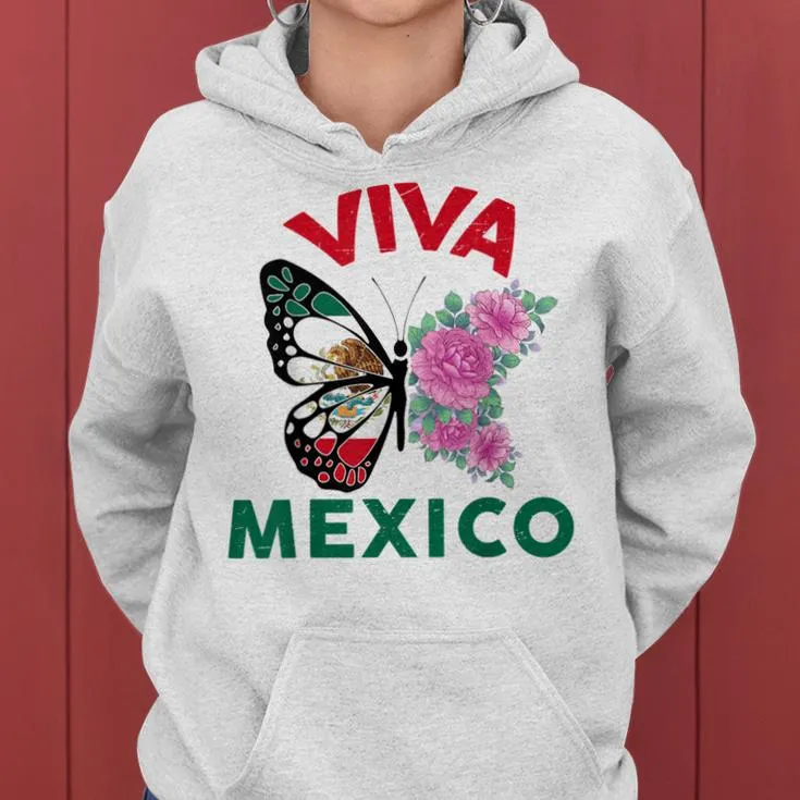 Viva La Mexico- Kid Girl Mexican Independence Day Women Hoodie