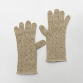 WILLIAM BRUNTON（ウィリアムブラントン） 2PLY カシミア ケーブル グローブ ノーリブ / レディース / 手袋 / 252 / 2PLY CASHMERE CABLE GLOVES, NO RIB