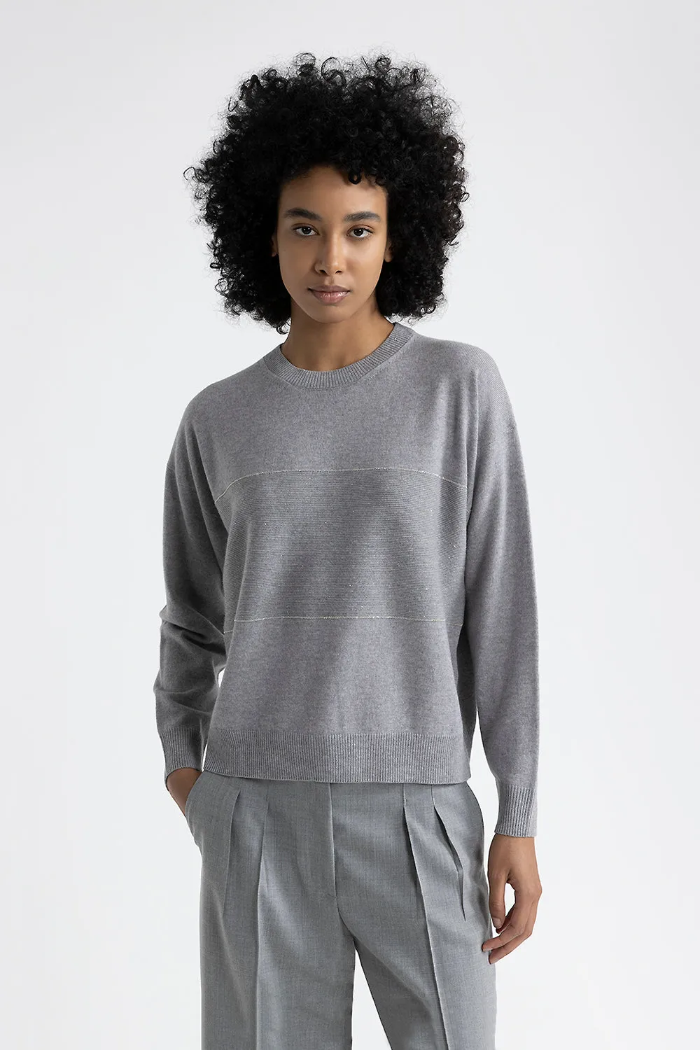 Wool, silk, cashmere sweater