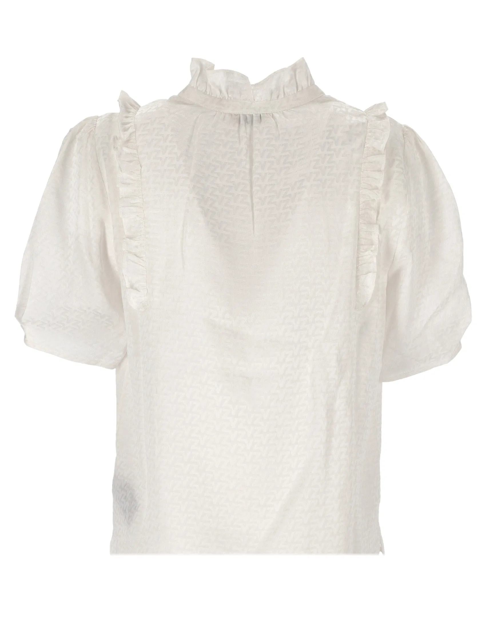 Zadig & Voltaire V-Neck Ruffled Blouse